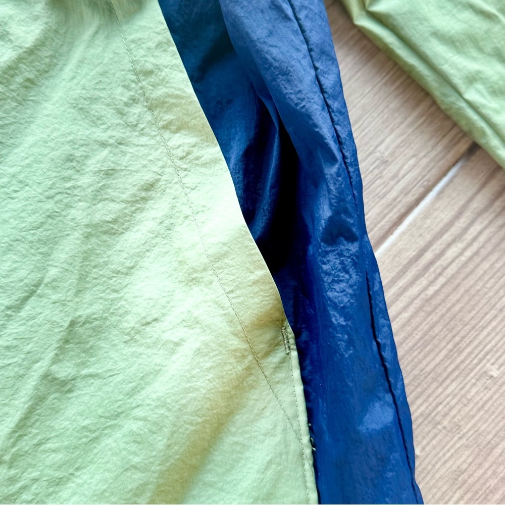 Cat & Jack l Mint and Navy l Popover Anorak Spring Windbreaker Jacket l Size: L - Picture 7 of 10
